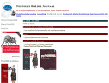 Tablet Screenshot of postgresonline.com